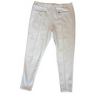 LAST EXIT  Women's Size 3X WHITE/CREAM  Pull-On JOGGERS SWEATPANTS